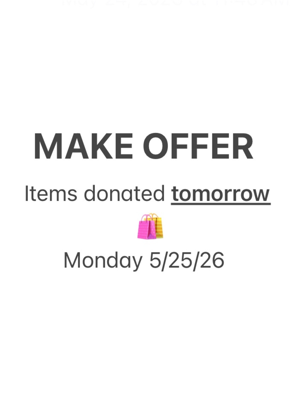 Make offer - shops quickly!